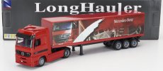 Newray Mercedes benz Actros 1857 Truck Cassonato Mercedes Benz 1998 1:43 Red