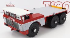 Norev Berliet T100 Truck 3-assi 1959 1:43 Červená Šedá