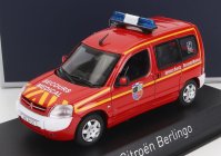 Norev Citroen Berlingo Pompiers Secours Medical 2004 1:43 Červená Bílá