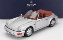 Norev Porsche 911 964 Carrera 2 Cabriolet 1990 1:18 Silver