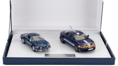 Norev Renault Set 2x A110 Alpine Gendarmerie Coupe 2022 + 1600s Coupe Gendarmerie 1971 1:43 Blue