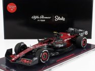 Nzg Alfa romeo F1  C43 Team Stake N 24 Dutch Netherlands Gp 2023 Zhou Guanyu - Con Vetrina - With Showcase 1:18 Černá Červená