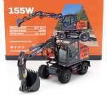 Nzg Kaelble 155w Atlas Escavatore Gommato - Excavator 1:50 Šedo Oranžová