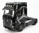 Nzg Mercedes benz Actros 2 1863 Gigaspace 4x2 Mirrorcam Tractor Truck Logo Mercedes 2-assi 2018 1:18 Black