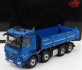 Nzg Mercedes benz Arocs 4151 8x4 Meiller Kipper Cassone Ribaltabile 4-assi 2019 1:50 Blue