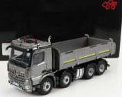 Nzg Mercedes benz Arocs 4151 8x4 Meiller Kipper Cassone Ribaltabile 4-assi 2019 1:50 Grey
