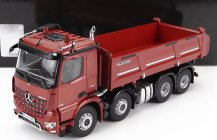 Nzg Mercedes benz Arocs 4151 8x4 Meiller Kipper Cassone Ribaltabile 4-assi 2019 1:50 Red Met