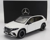 Nzg Mercedes benz Eqs Suv (x296) Von Mercedes-eq 2022 1:18 Diamantově Bílá