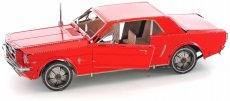 Ocelová stavebnice Ford 1965 Mustang, červená