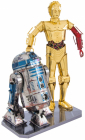Ocelová stavebnice Star Wars C-3PO + R2-D2 Box verze