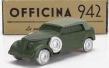 Officina-942 Alfa romeo 6c 2500 Cm Torpedo Cabriolet Closed 1942 1:76 Vojenská Zelená