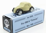 Officina-942 Fiat 500a Topolino 1936 1:76 Beige Black