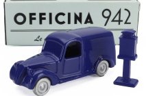 Officina-942 Fiat 508 C/1100 Van Furgone Viberti Posta Aerea 1938 1:76 Blue