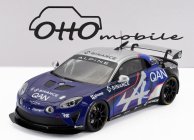 Otto-mobile Alpine A110 Gt4 Evo Coupe Alpine N 00 E-sports Series 2024 1:18 Modrá Černá