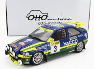 Otto-mobile Ford england Escort Rs Cosworth Team Alliance Yacco (night Version) N 3 Winner Rally Montecarlo 1996 P.bernardini - B.occelli 1:18 Modrá Žlutá