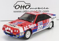 Otto-mobile Opel Manta 400 R Team Euro Opel N 14 Rally Rac Lombard 1985 J.mcrae - I.grindrod 1:18 Červená Modrá Bílá