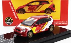 Paragon-models Honda Civic Type R Ep3 Racing 2001 1:64 Červená Žlutá