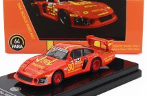 Paragon-models Porsche 935/78-81 3.2l Turbo Moby Dick Team Momo Penthouse N 30 100 Miles Laguna Seca 1981 Gianpiero Moretti 1:64 Červená Žlutá