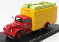 Perfex Ford usa Truck Van Poissy Laboual Circus Pinder 1951 1:43 Červená Žlutá