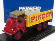 Perfex GMC 353 Afkwx Truck Circus Pinder 3-assi 1944 1:43 Červená Žlutá
