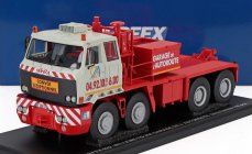 Perfex Willeme Tg250 Truck Garage De L'autoroute Transport 4-assi 1962 1:43 Světle Šedá Červená
