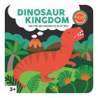 Petit Collage Magnetická hrací sada - dinosauři - poškozená kovová krabička