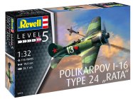 Plastic ModelKit letadlo 03914 - Polikarpov I-16 type 24 Rata (1:32)