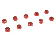 Podložka pro válc. hlavu M2/6mm hliník červená (10)