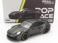 Pop-race-limited Porsche 911 992 Coupe Stinger Gtr 2022 1:64 Grey Met