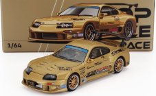 Pop-race-limited Toyota Supra Mkiv (a80) Gt300 Coupe Top Secret 2023 1:64 Gold