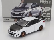 Pop-race-limited Toyota Vios Gr 2022 1:64 Bílá Černá