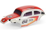 Pro-Line karosérie Class 1 VW brouk červená, kola Chrome Diablo 12mm s pneu Flat Iron: Arrma Typhon Grom