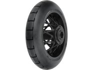 Pro-Line kolo s pneu 1:4 Supermoto zadní, disk černý: PM-MX