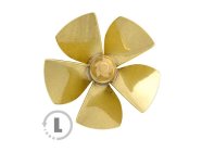 Raboesch lodní šroub tř.151 55mm M4 5-listý levý
