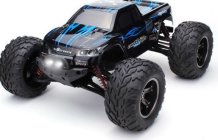 RC auto X9115 Challenger monster, modrá + náhradní baterie