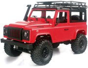 RC auto Land Rover Defender D90, červená