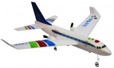 RC letadlo Airbus, modrá