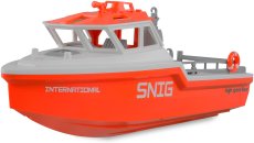 RC záchranný člun Snig brushless RTR, bílooranžová