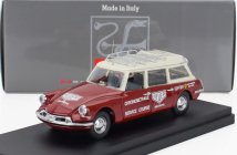 Rio-models Citroen Ds21 Break Sw Station Wagon Ferrari Chronometrage Service Assistance 1970 Niki Lauda - Clay Regazzoni 1:43 Červená Bílá