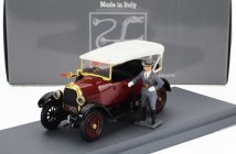 Rio-models Fiat 501 Fiume 1919 With Gabriele D'annunzio Figure 1:43 Červená Černá