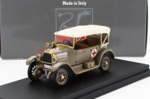 Rio-models Fiat 501 Torpedo Croce Rossa Ambulance - Ambulanza Coloniale 1936 1:43 Vojenská Zelená Béžová
