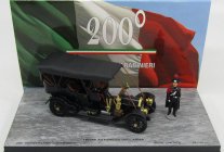 Rio-models Fiat 60cv 200th Anniversary Carabinieri With 2 Figures 1905 1:43 Black