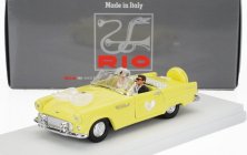 Rio-models Ford usa Ford Thunderbird Cabriolet Open 1956 - Just Married Figures 1:43 Žlutá