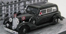 Rio-models Mercedes benz 770k Limousine Monaco 1938 With Figures Adolf Hitler - Eva Braun - Exclusive Carmodel 1:43 Black