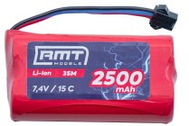 RMT models Li-Ion 2500 mAh 7,4V 15C SM-3P