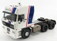 Road-kings DAF 3600 Space Cab Tractor Truck 3-assi 1982 1:18 Bílá Modrá Červená