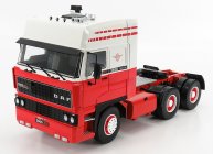 Road-kings DAF 3600 Space Cab Tractor Truck 3-assi 1986 1:18 Červená Bílá