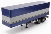 Road-kings Trailer Trailer For Truck - Rimorchio 1:18 Modrá Stříbrná