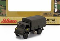 Schuco Mercedes benz Unimog S404 Truck German Army 1953 1:87 Vojenská Zelená