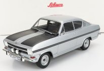 Schuco Opel Kadett B Rally Coupe 1966 1:18 Stříbrná Černá